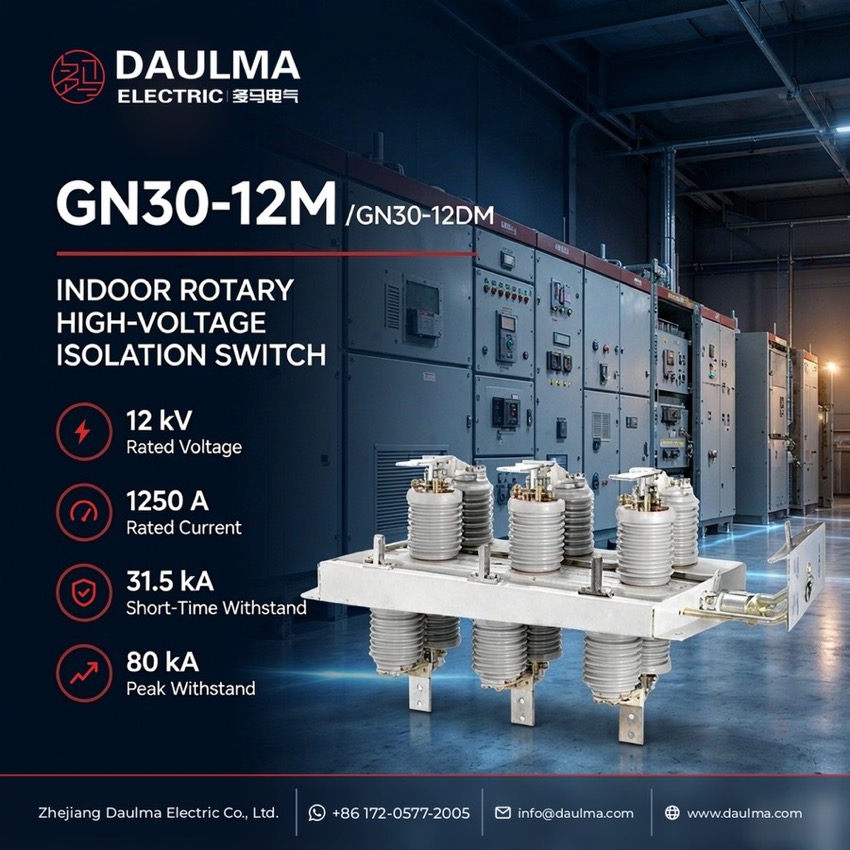 سیریز GN30-12M، پینل قسم کا ان ڈور گھماؤ اعلیٰ وولٹیج اکی - poster_display
