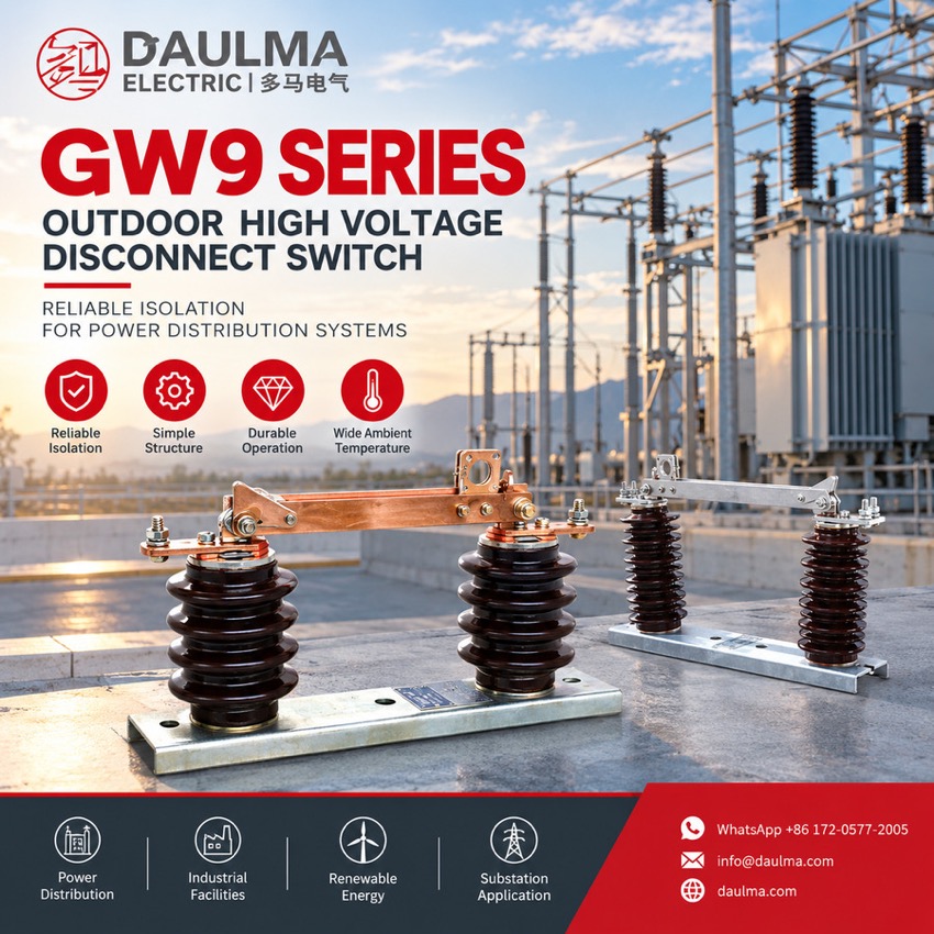 GW9 Series Single-Pole Outdoor High-Voltage Disconnector, 10-24 kV - poster_display