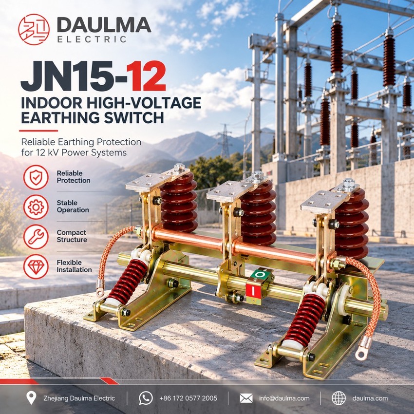 JN15-12 Indoor High-Voltage Earthing Switch 31.5 kA - poster_display
