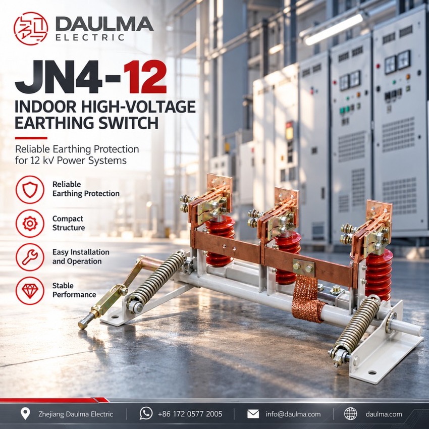 JN4-12 Indoor High-Voltage Earthing Switch, 20 kA - poster_display